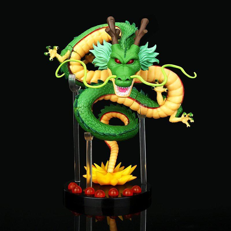 Full bộ mô hình rồng thần Shenlong + Ngọc rồng + Kệ đỡ