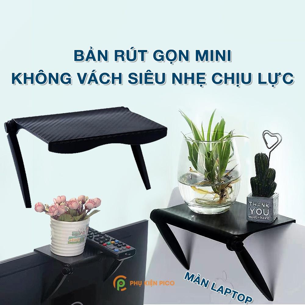Kệ để đồ trên màn hình máy tính ,tivi đa năng gấp gọn nhựa ABS hàng dày loại tốt cao câp siêu tiện dụng