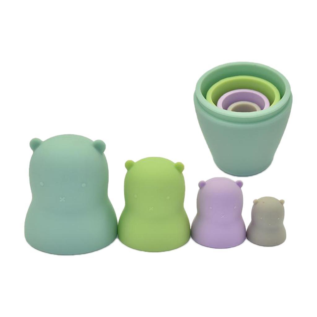 4PCS Stacking Sensory Stacker Building Educational Toys Style A