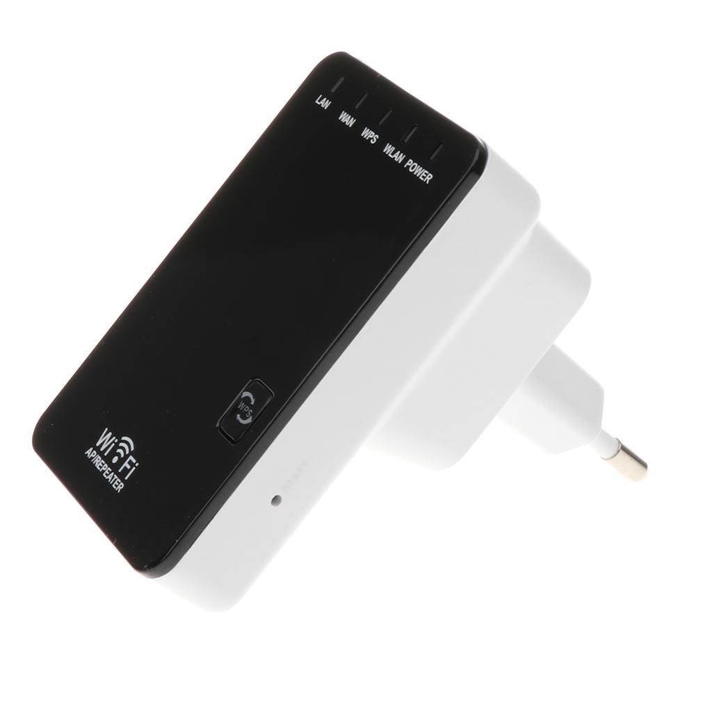 300Mbps Wireless Wifi Repeater Signal Booster Double Ports Extender EU Plug