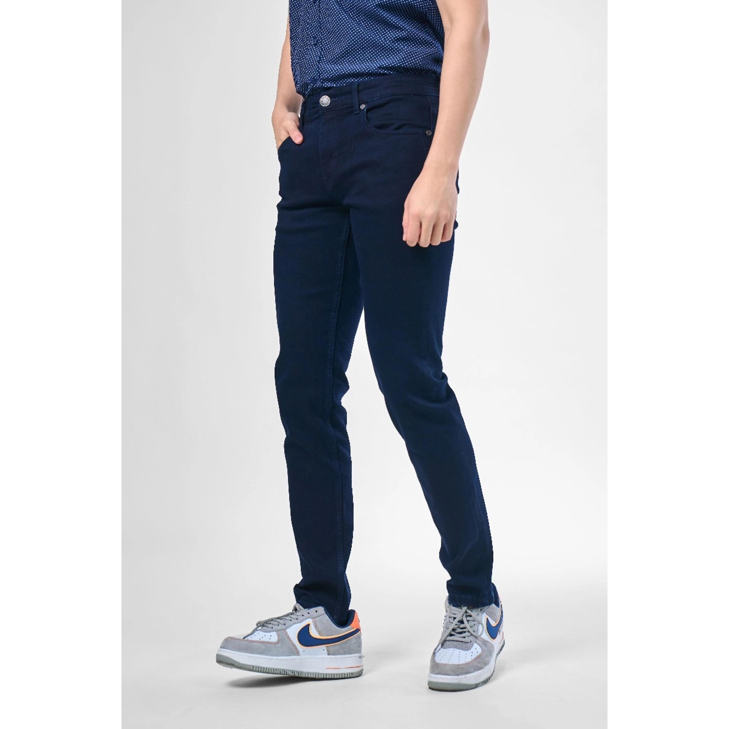 Quần Jeans OWEN nam dáng Slimfit co dãn không phai màu mã QJS230151