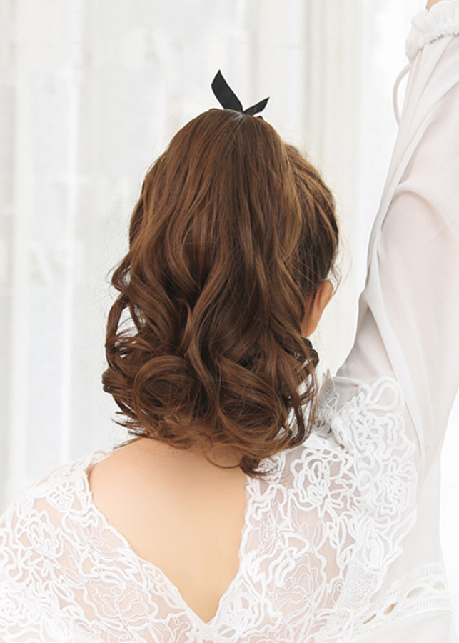 Tóc Giả Nữ Cột Đuôi Xoăn 38cm ❤️FREESHIP❤️ cột tóc giả nữ, buộc tóc giả, tóc giả buộc thời trang