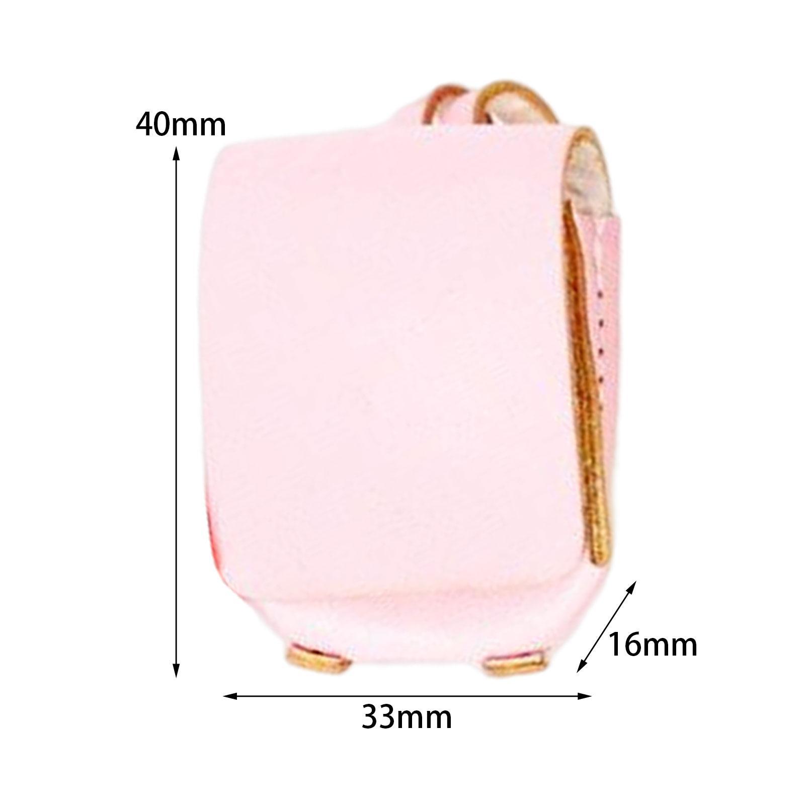 Miniature Doll Backpack Pretend Scene for 1:12 Scale Decorations pink