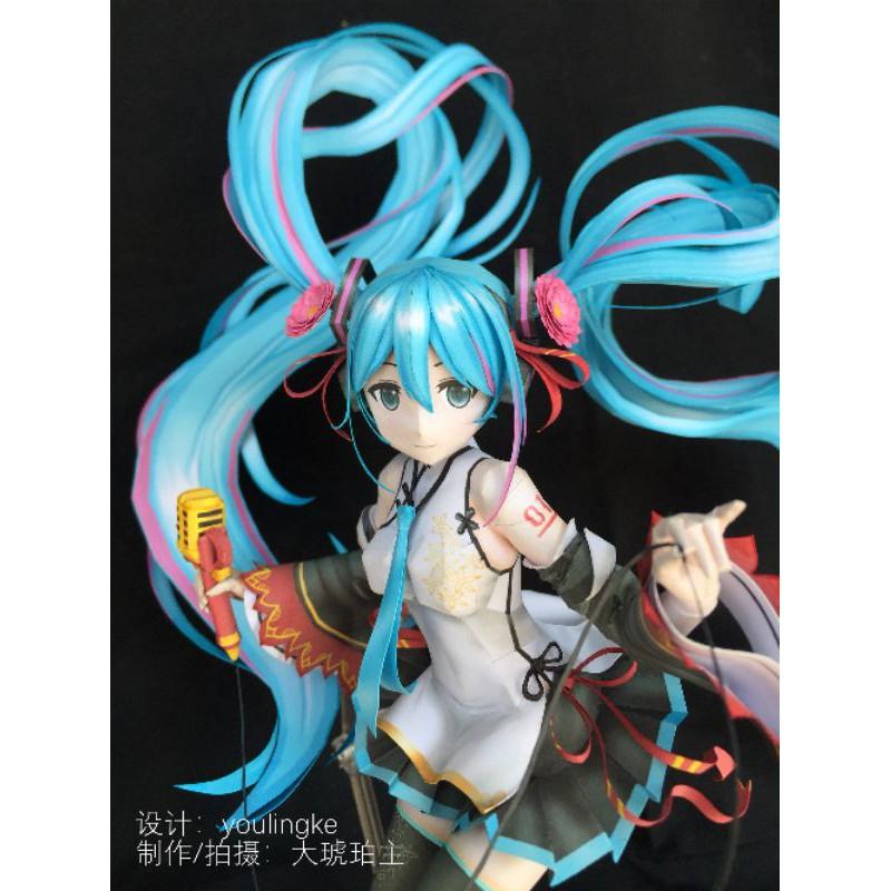 Mô hình giấy anime girl [ VOCALOID] Alphamax Miku Expo 2019 Taiwan &amp; Hong kong Ver.