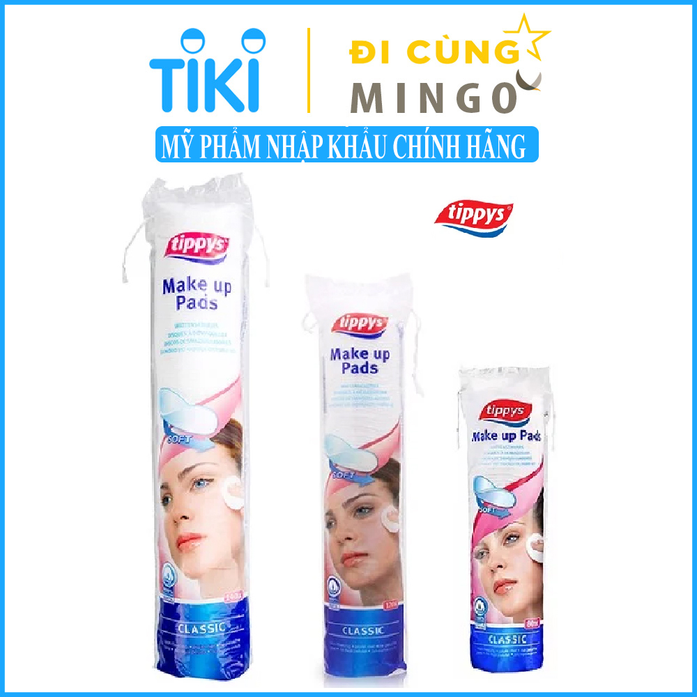 Bông tẩy trang Tippys 80 - 100 - 120 - 140 miếng
