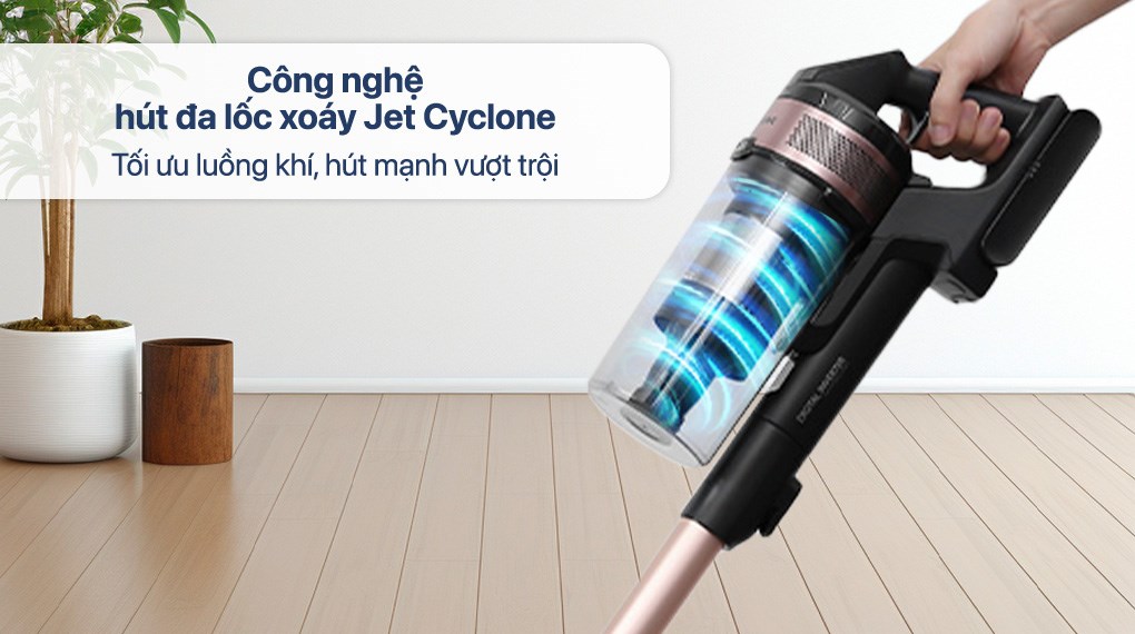 Máy hút bụi không dây Samsung VS15A60AGR7/SV - Hàng Chính Hãng