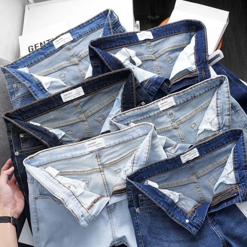 Quần jeans nam VNXK - Quần Jean Nam Ống đứng - jean co giãn đẹp nhất !