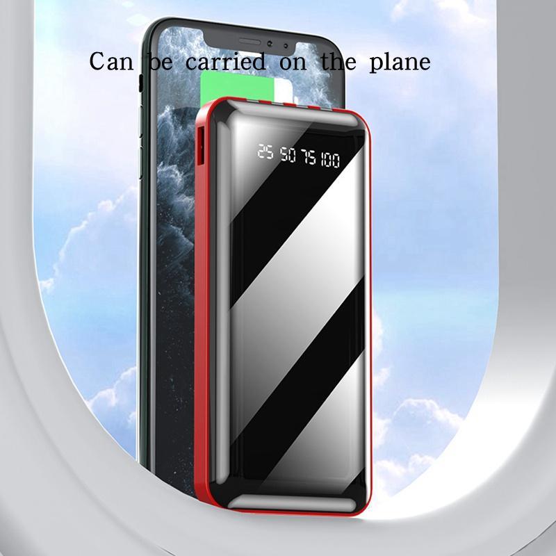 Pin Sạc Dự Phòng YM276S 20000mAh Siêu Nhẹ Có 4 Dây Cáp Sạc Tiện Dụng