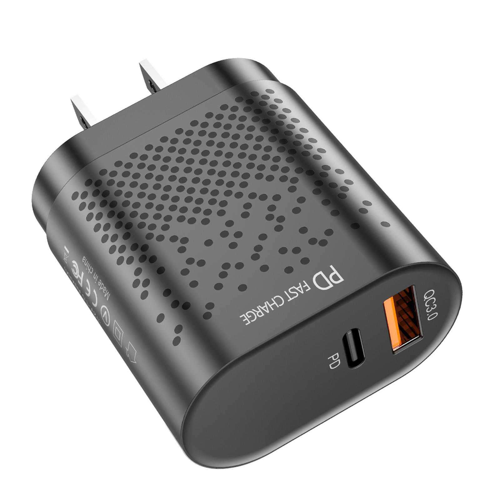 QC 3.0 USB C PD Ports Wall Charger Power Adapter US Plug