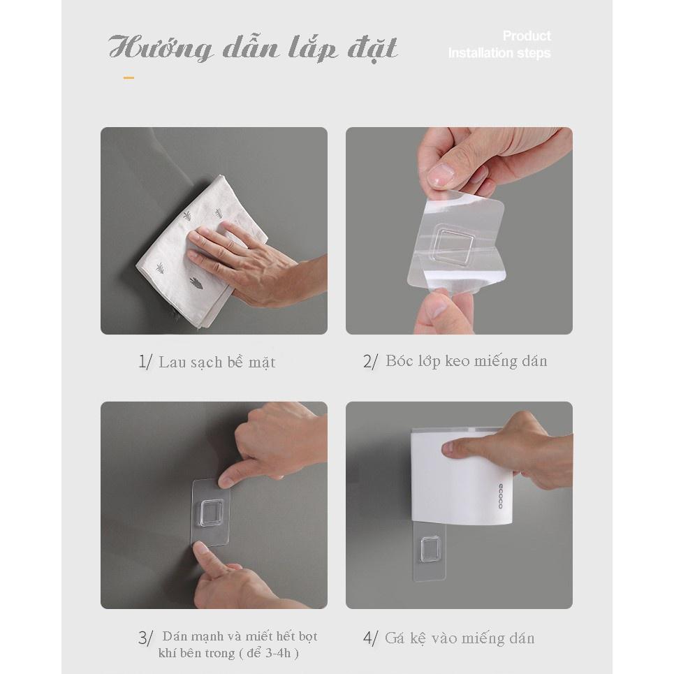 Kệ Nhà Tắm, Giá Đựng Cốc Và Bàn Chải Đánh Răng Dính Tường