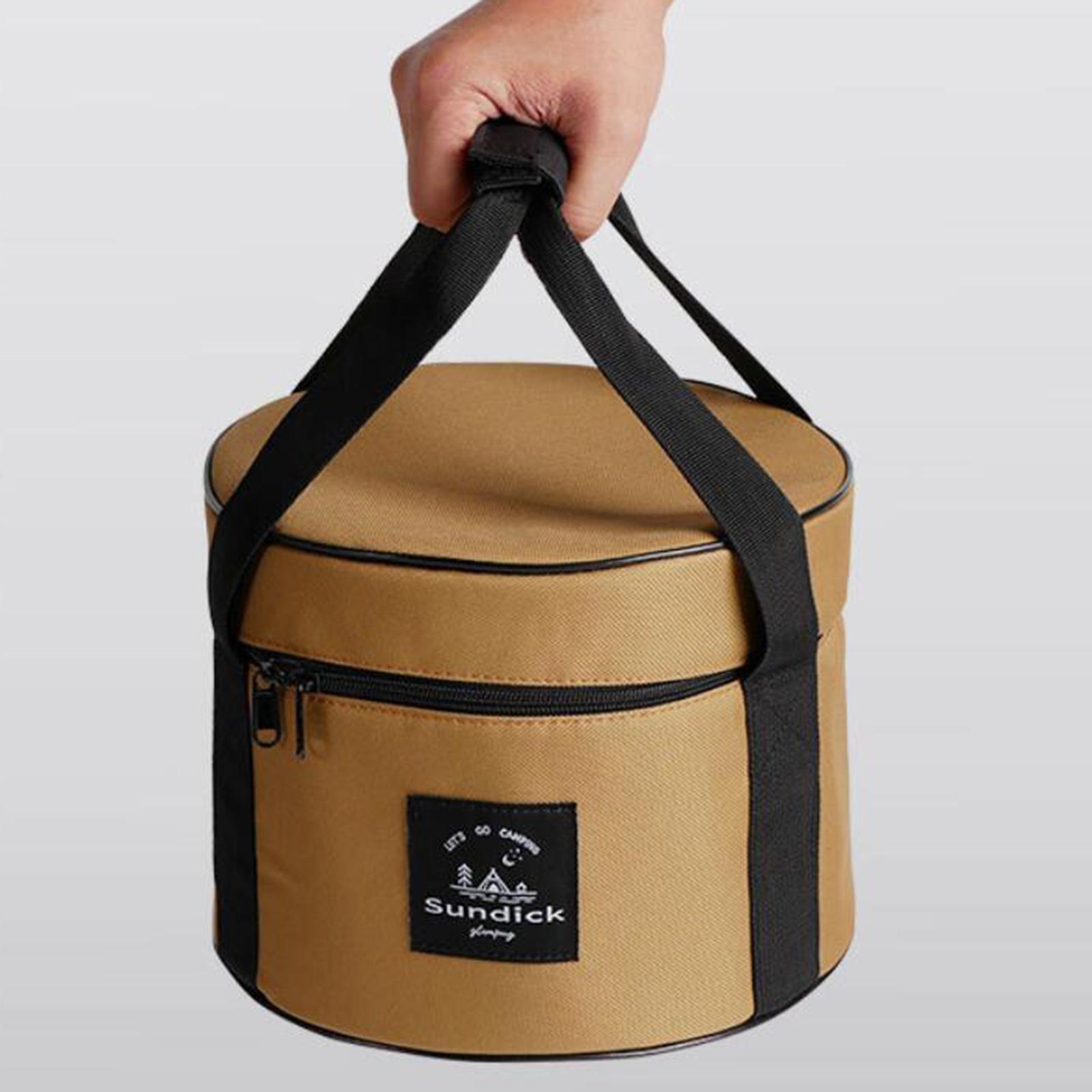 Large Capacity Camping Bag Portable Wear Resistant Outdoor for Garden