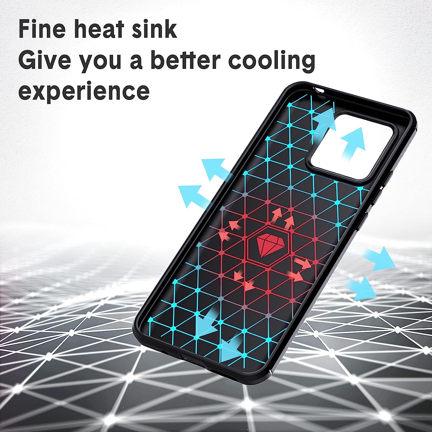 Ốp lưng chống sốc vân kim loại cho Xiaomi Redmi 12C / Poco C55 / Redmi 11A hiệu Likgus - Hàng nhập khẩu