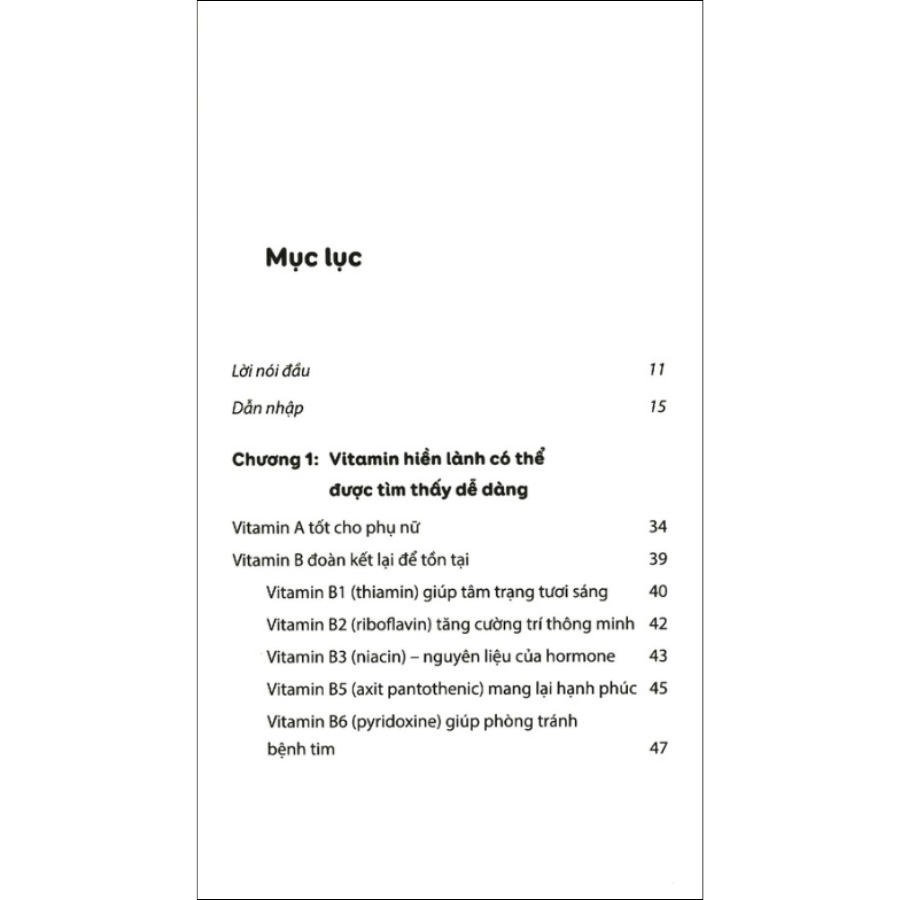 Vitamin & Khoáng chất