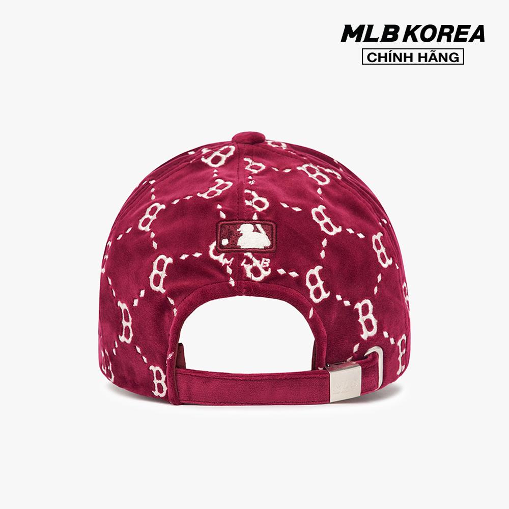 MLB - Nón bóng chày unisex Dia Monogram Velvet Structured 3ACPMV126-43WIS