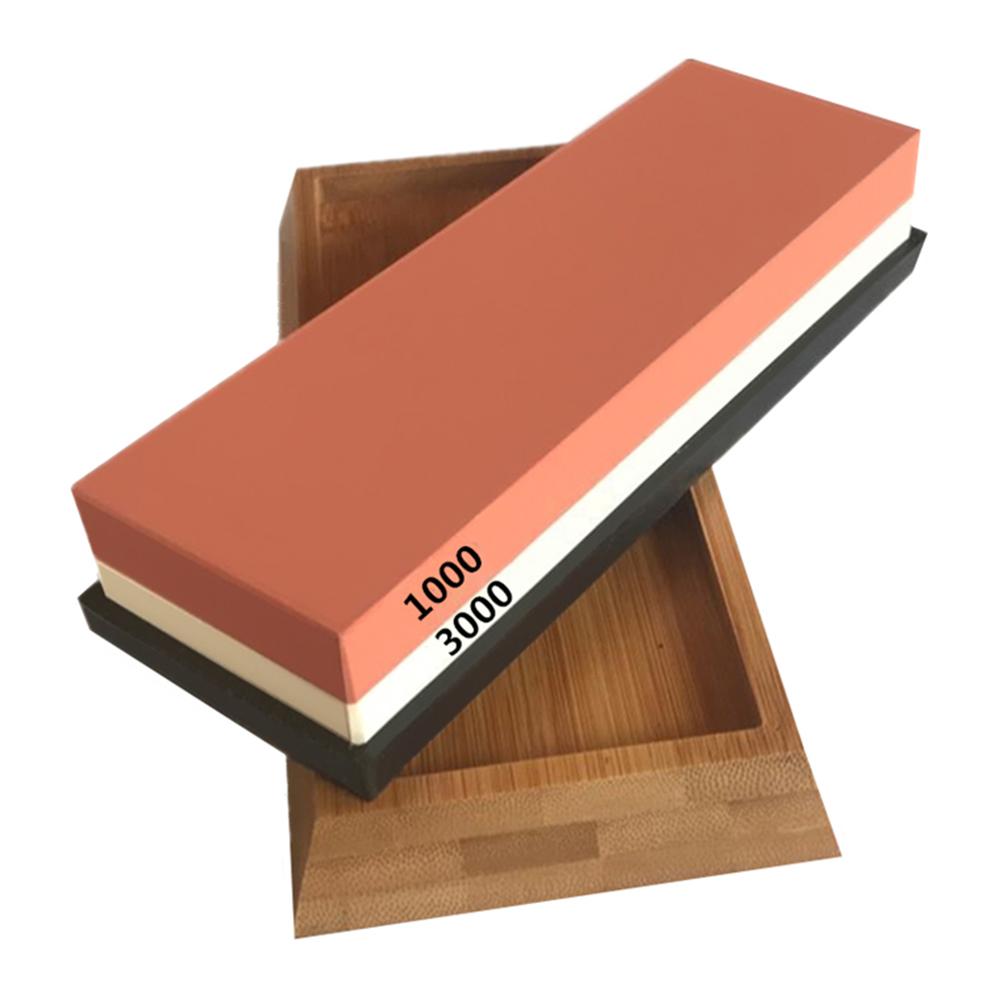 Đá Mài 400/1000 3000/8000 Grit Dành Cho Mọi Lưỡi Dao, Với Dụng Cụ Mài Đế Chống Trượt Và Dẫn Hướng Góc