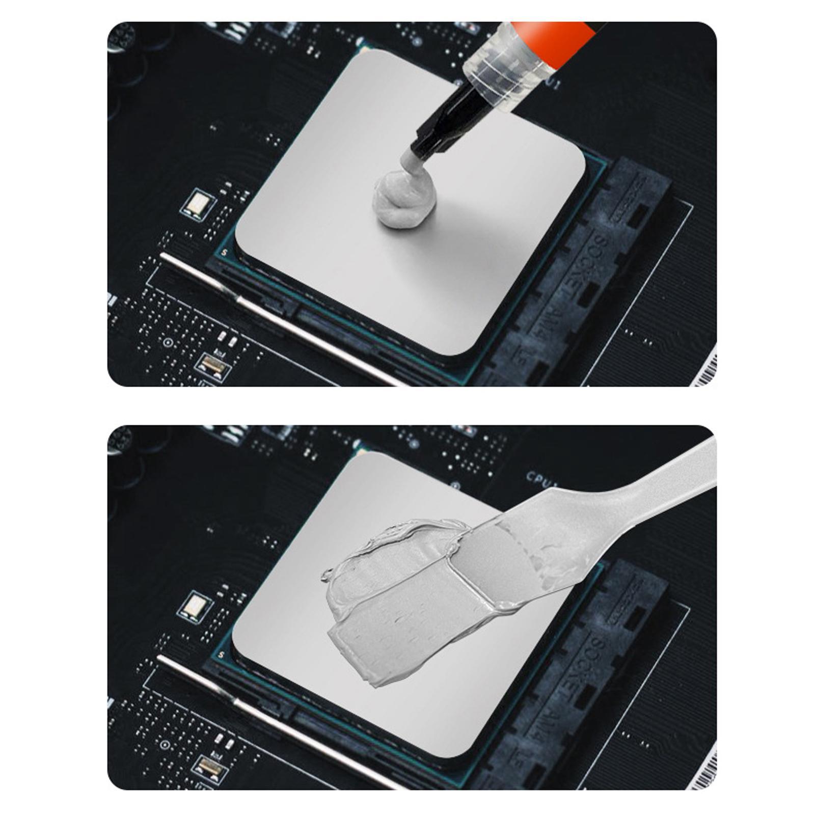 Thermal Compound Paste, 4G CPU GPU Cooler Heatsink Easy to Apply 12.8W/M·K for CPU