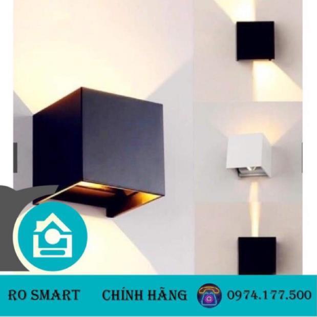 ĐÈN HẮT TƯỜNG CHIẾU SÁNG 2 ĐẦU 6W VUÔNG ĐIỀU CHỈNH HƯỚNG