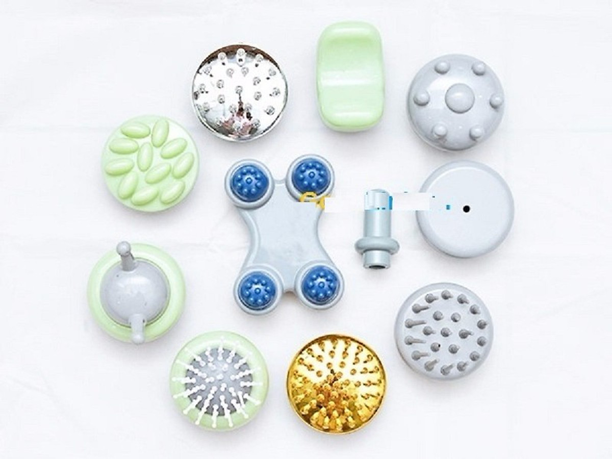 MÁY MASSAGE CẦM TAY 11 ĐẦU, HỒNG NGOẠI, CÔNG NGHỆ NHẬT BẢN - HÀNG NHẬP KHẨU