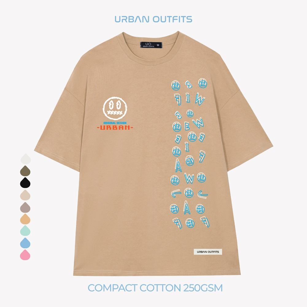 Áo Thun Tay Lỡ Form Rộng Nam Nữ URBAN OUTFITS ATO162 Local Brand ver 2.0 Chất Vải 100% Compact Cotton 250GSM Dầy