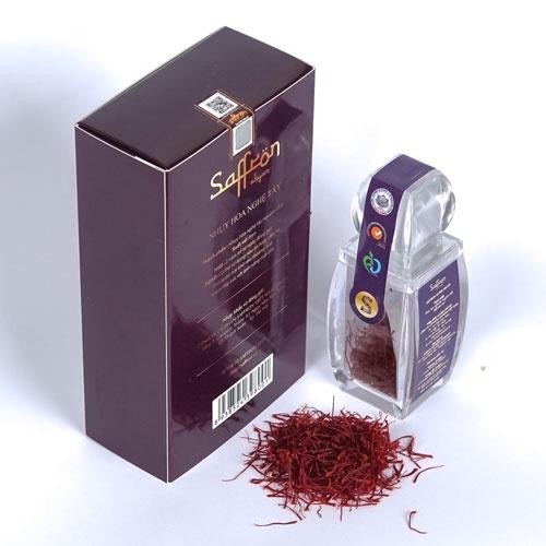 Nhụy Hoa Nghệ Tây Saffron SHYAM 1gram/hộp tặng trà hoa cúc thương hiệu Saffron Việt Nam