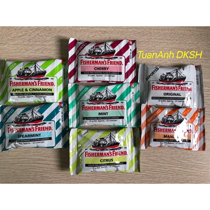 KẸO CAY CON TÀU FISHERMAN'S FRIEND ĐỦ VỊ - XUẤT XỨ MALAYSIA - Hàng DKSH Việt Nam