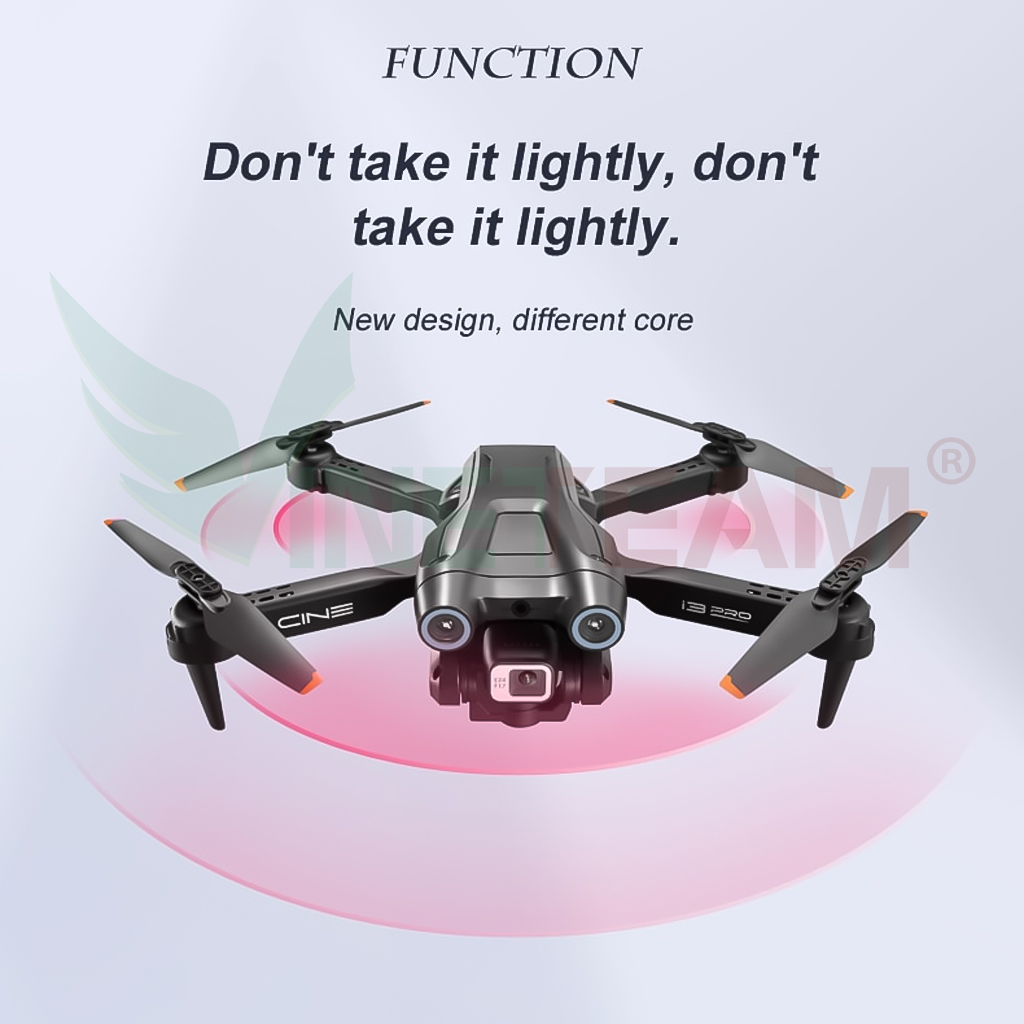 Máy Bay Điều Khiển Từ Xa Vinetteam I3 PRO Camera Kép Quadcopter UAV Với Bản Nâng Cấp 720P / 1080P / 4K HD Cảm Biến Chướng Ngại Vật Có Thể Điều Chỉnh Camera - Hàng Nhập Khẩu