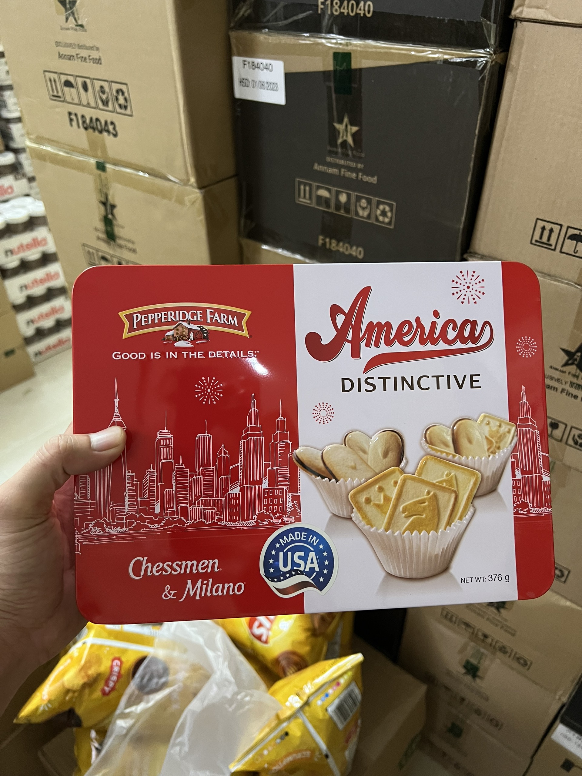 Hộp Quà tết Bánh Quy Pepperidge Farm America Distinctive 376g