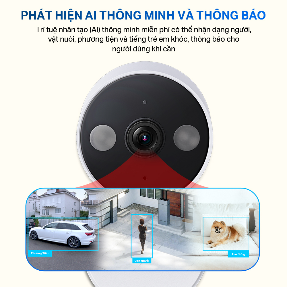 Camera Wifi TP-Link Tapo C120 Trong Nhà/ Ngoài Trời Chống Nước, Đế Nam Châm, Độ Phân Giải 2K QHD - Hàng Chính Hãng