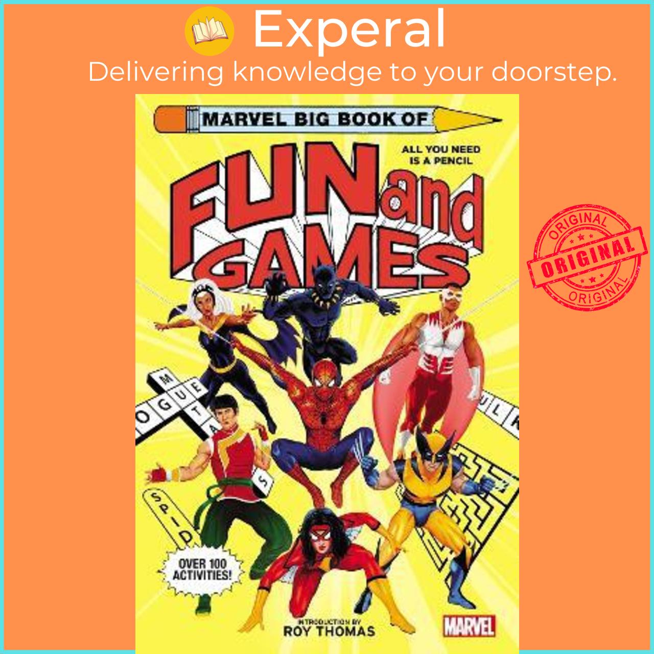 Sách - Marvel Big Book of Fun and Games by Marvel Entertainment