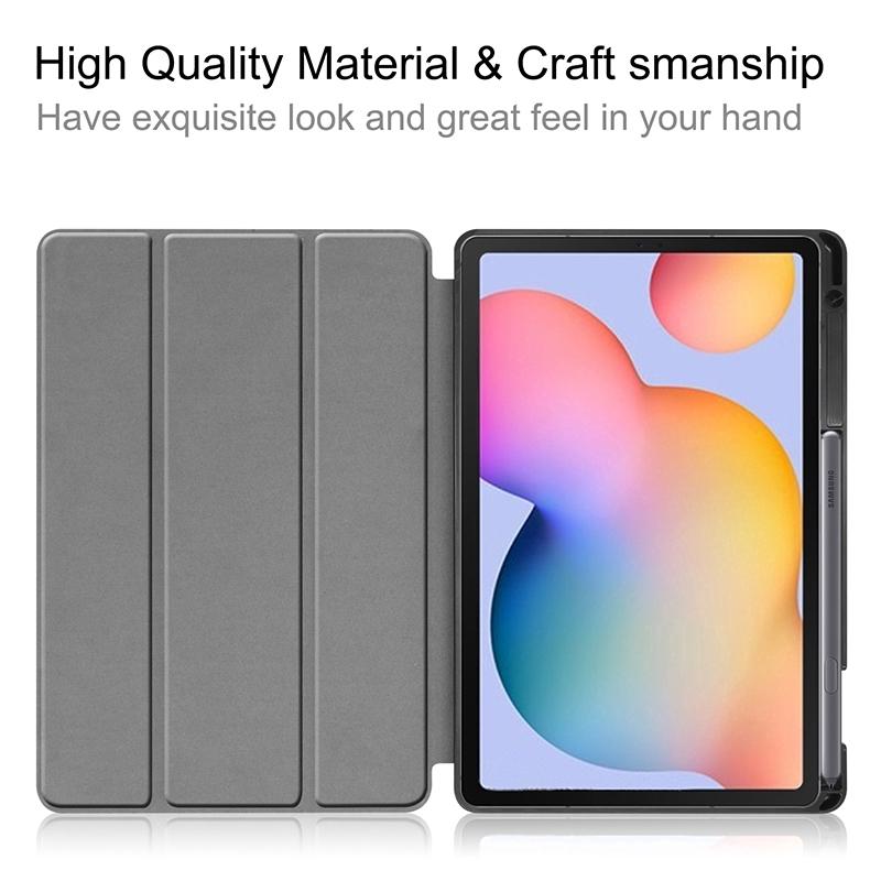 Ốp máy tính bảng TPU có chức năng tắt thông minh cho Samsung Galaxy Tab S6 Lite 10.4inch 2020 P610 P615