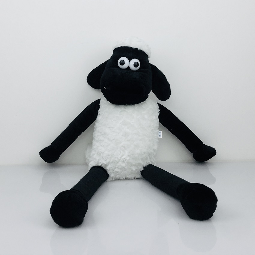 Gấu Bông Cừu Shaun The Sheep Cao Cấp 2T Siêu Đàn Hồi, Mềm Mịn, Kết Hợp Vải Nhung Co Giãn