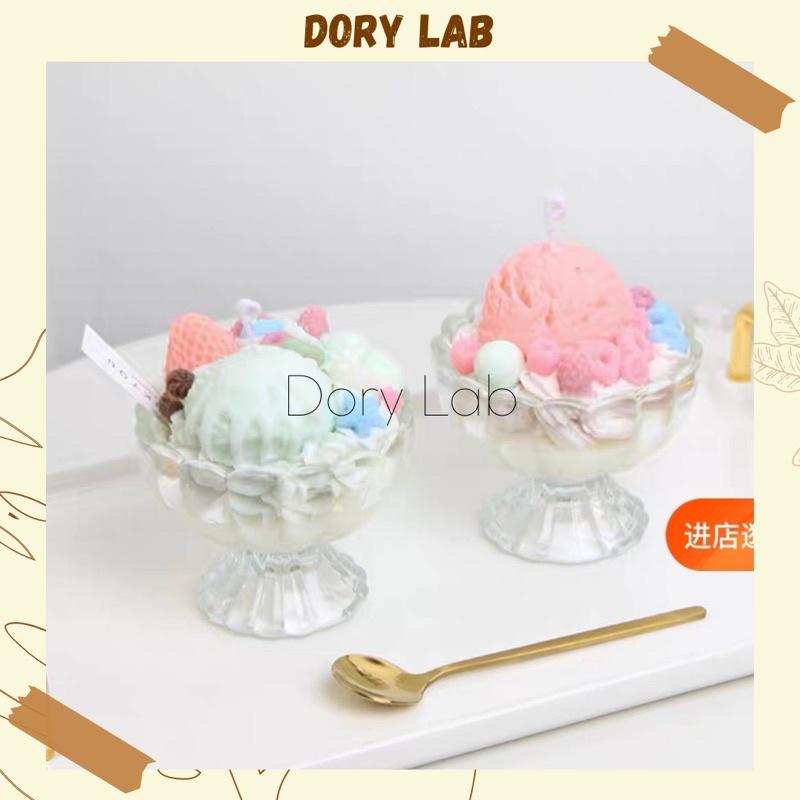 Nến Thơm Ly Kem Kẹo Ngọt Pastel Handmade, Quà Tặng Ý Nghĩa - Dory Lab