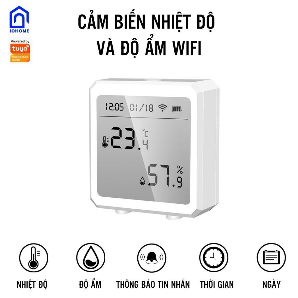 Đồng hồ thông minh tích hợp Cảm biến nhiệt độ, độ ẩm Kết nối Wifi/ Zigbee, App Smart Life/ Tuya/ Home Assistant