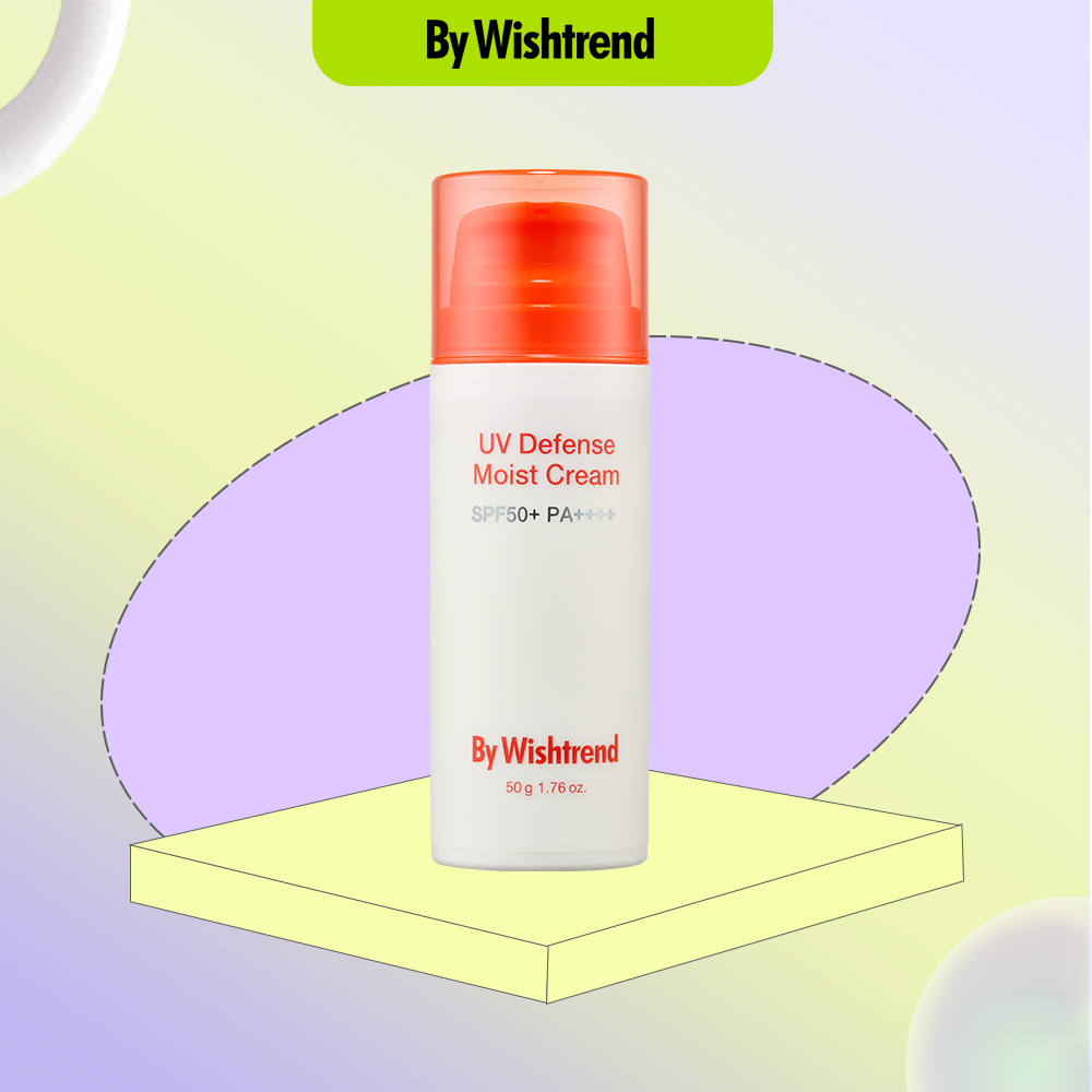 Combo 2 By Wishtrend Kem Chống Nắng UV Defense Moist Cream SPF50+PA++++ 50g