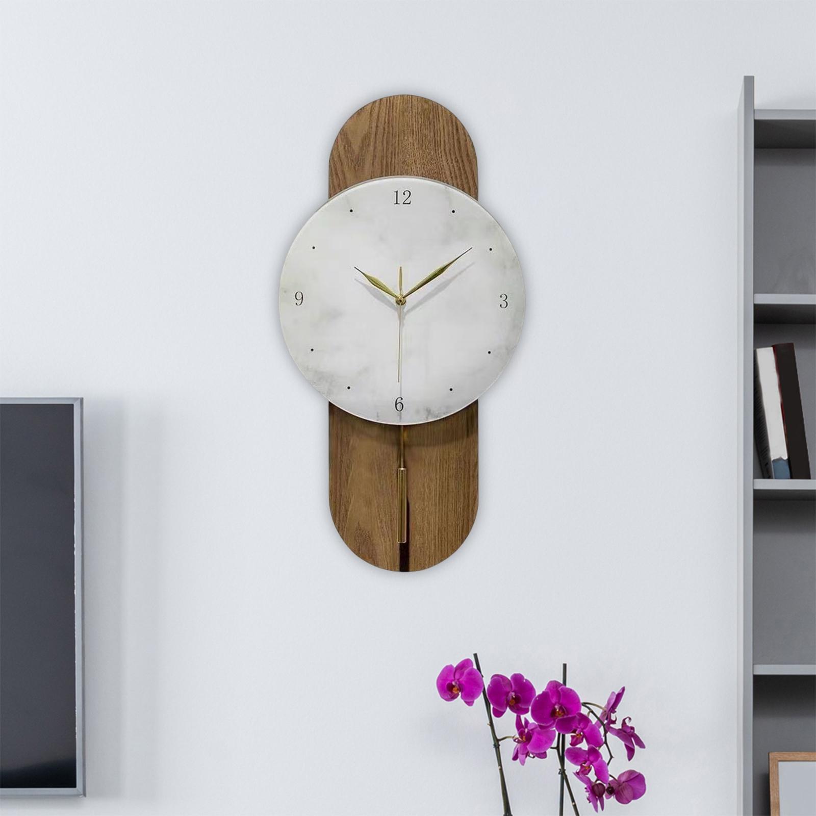 Nordic Minimalist Wall Hanging Clock Non Ticking Living Room Loft Decoration
