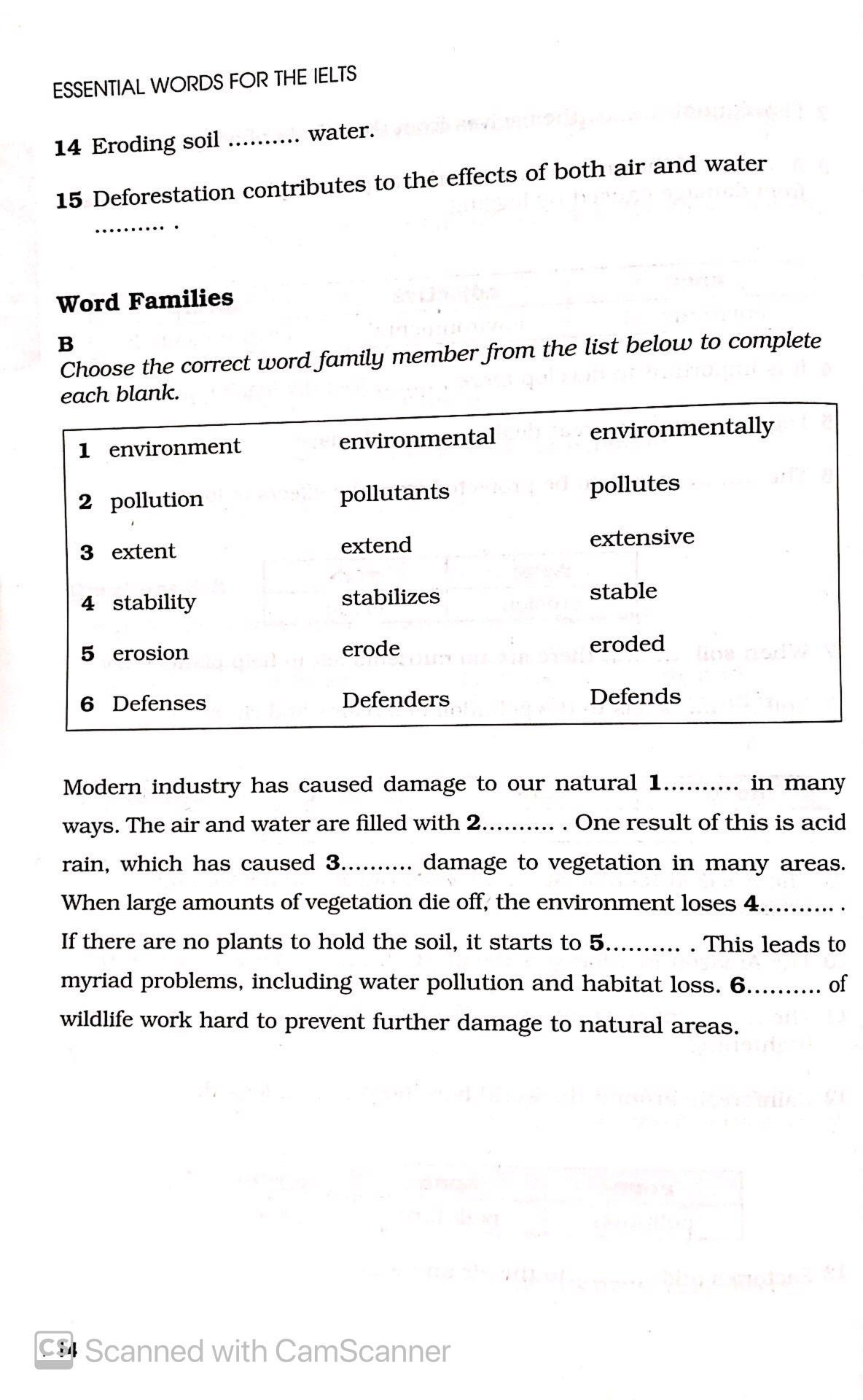 Essential Words for the IELTS