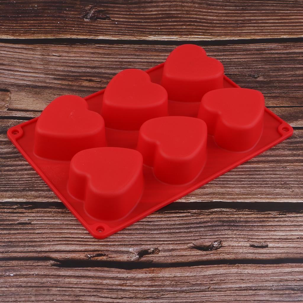 Wedding DIY heart Cake Decors Mold Silicone Moulds Fondant Baking Mould