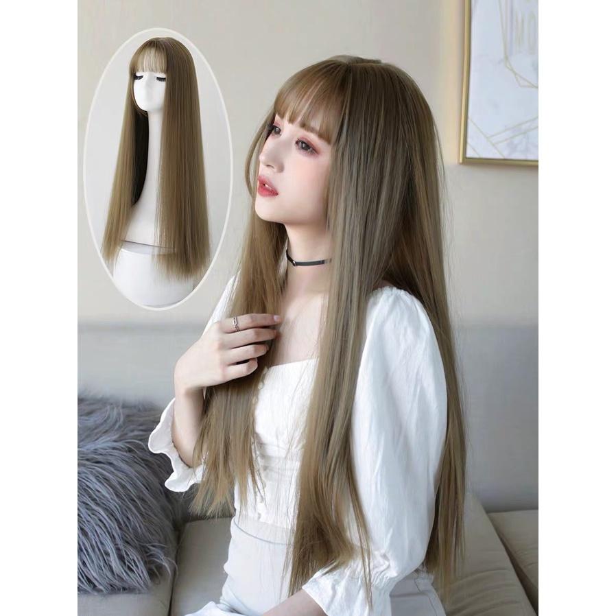 BỘ NGUYÊN ĐẦU TÓC GIẢ BỘ NGUYÊN ĐẦU THẲNG LƯỚI HOA CAO CẤP
