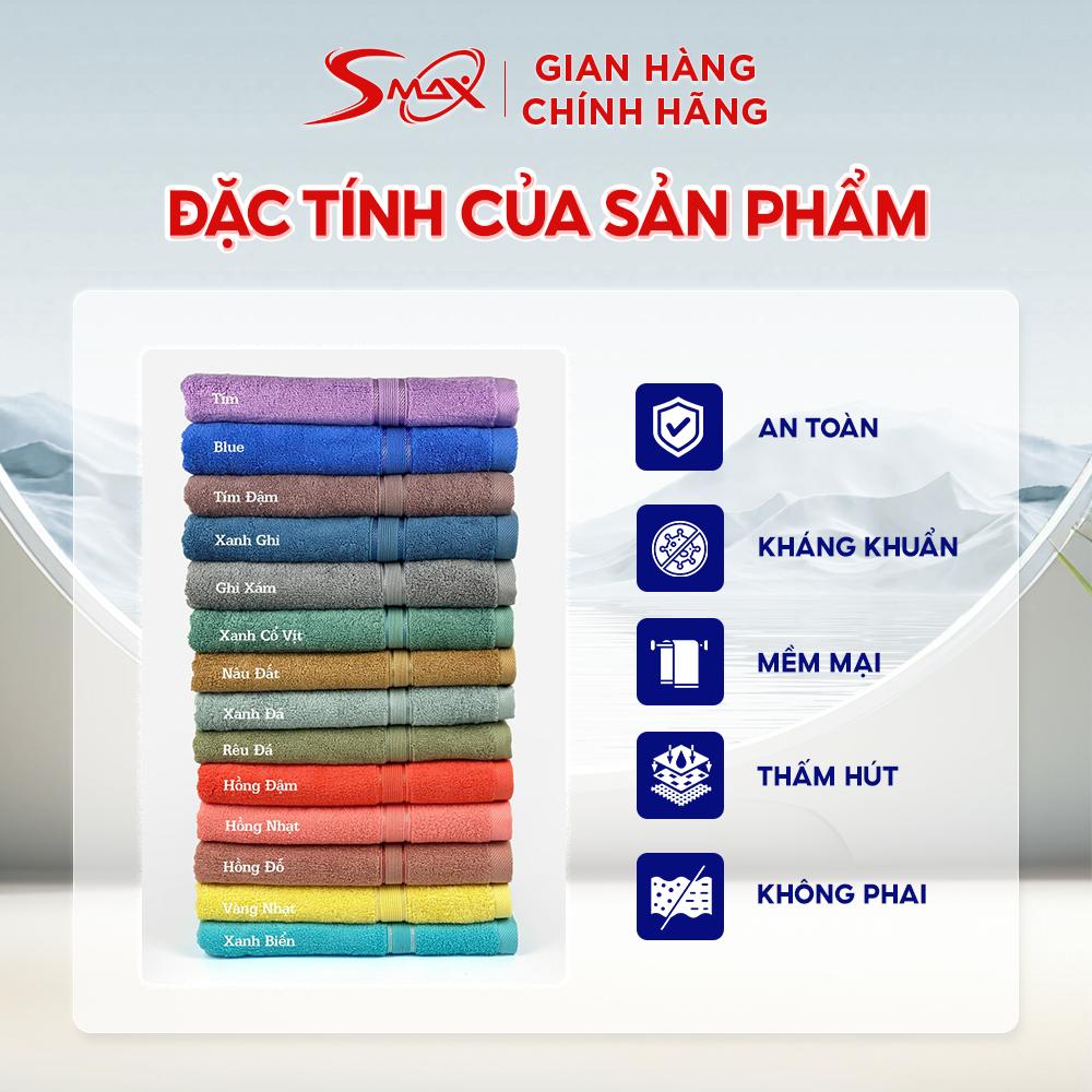Khăn Gội Sợi Tre Bamboo Mềm Mại, Siêu Thấm Hút, Không Phai Màu Kích Thước 35cmx78cm 125g