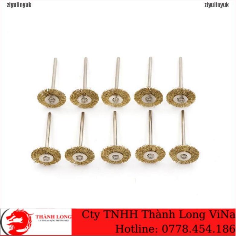 POWER Bộ 10 Chổi Đánh Bóng 22mm Bằng Đồng Chất Lượng Cao