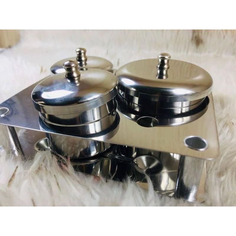 Bộ nồi inox đựng nước làm hoa