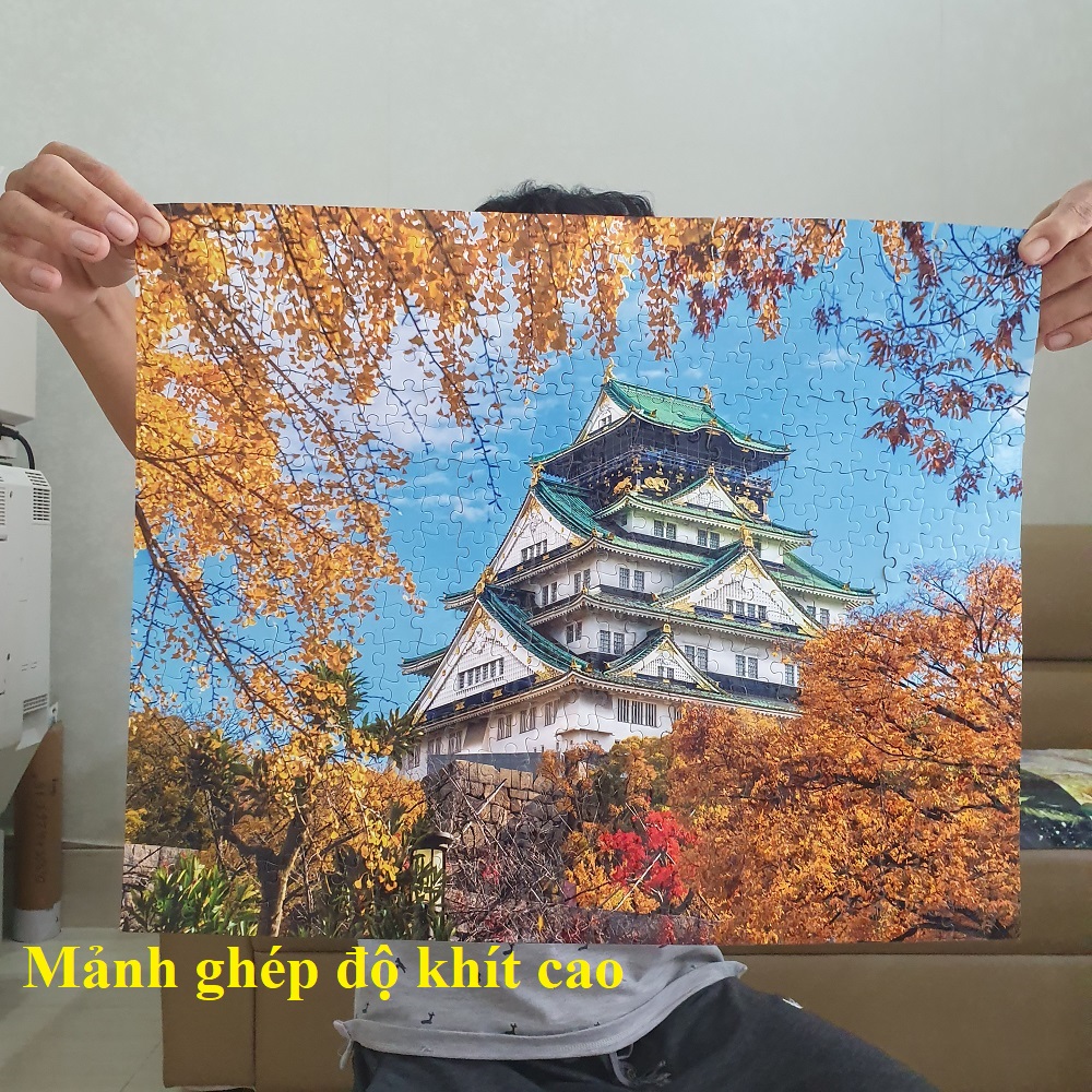 Bộ tranh xếp hình jigsaw puzzle cao cấp 1500 mảnh – Kyoto Vào Thu (60x100cm)