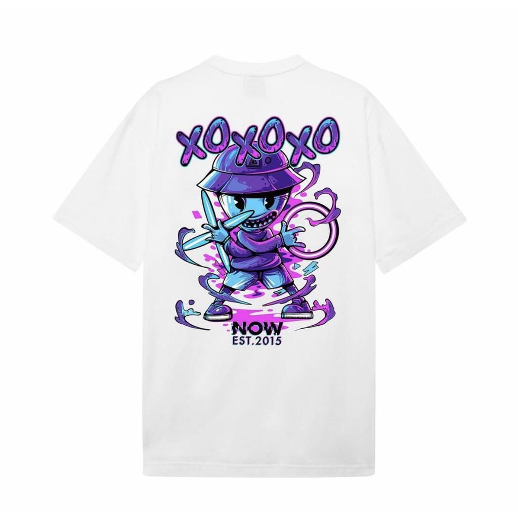 Áo Thun Nam Nữ XO Freesize, Thun mặc thoải mái, Áo thun UNISEX Form Rộng FreeSize, Áo thun nam nữ mặc , formn rộng chất cotton dày mịn