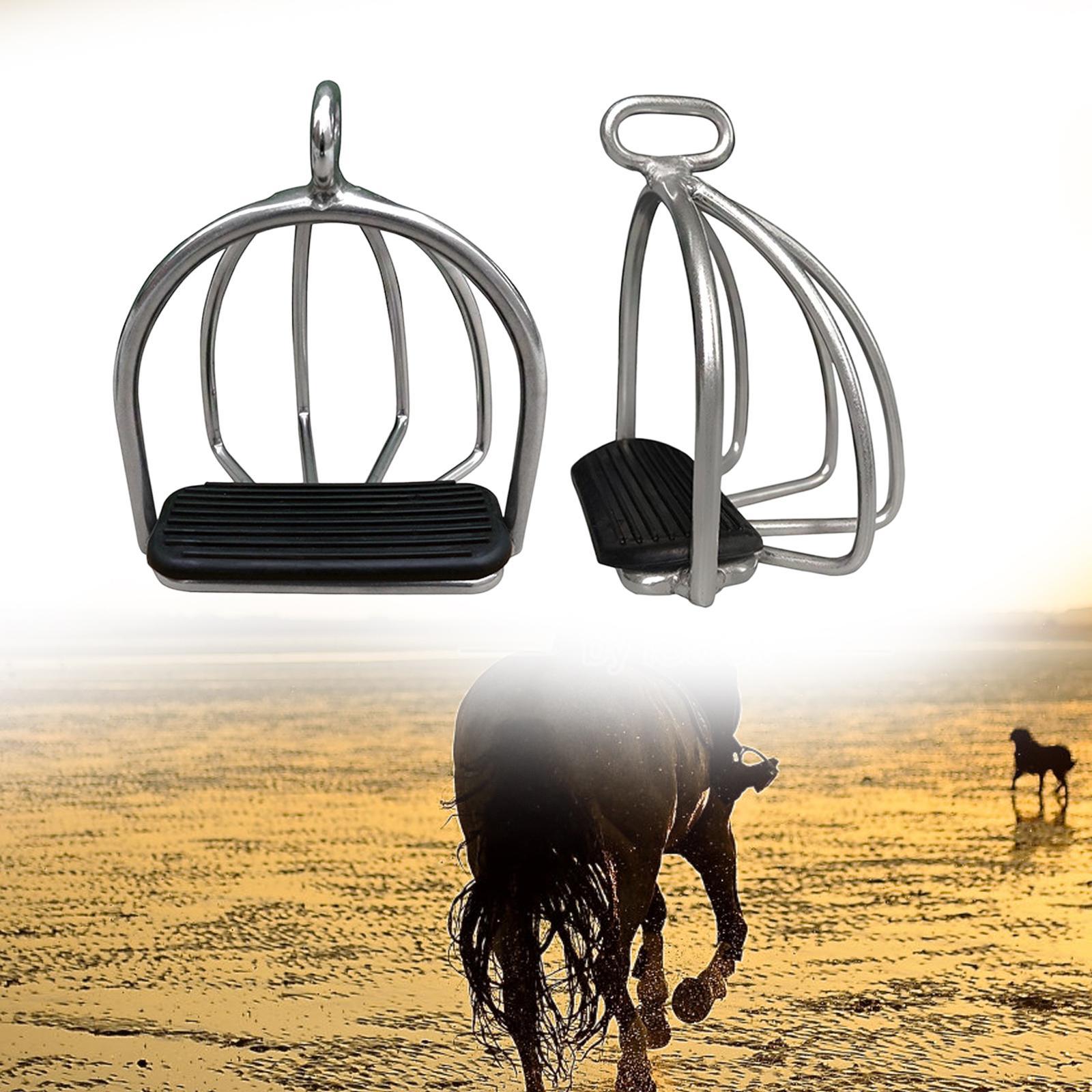2x Horse Riding Stirrups Equestrian Tool for Safety Horse Riding Accessories