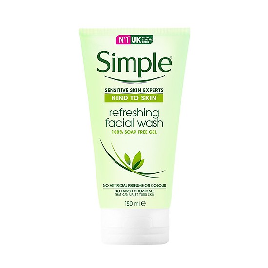 Sữa rửa mặt Simple Dạng Gel 150ml [ Được Mask 3W Clinic ]