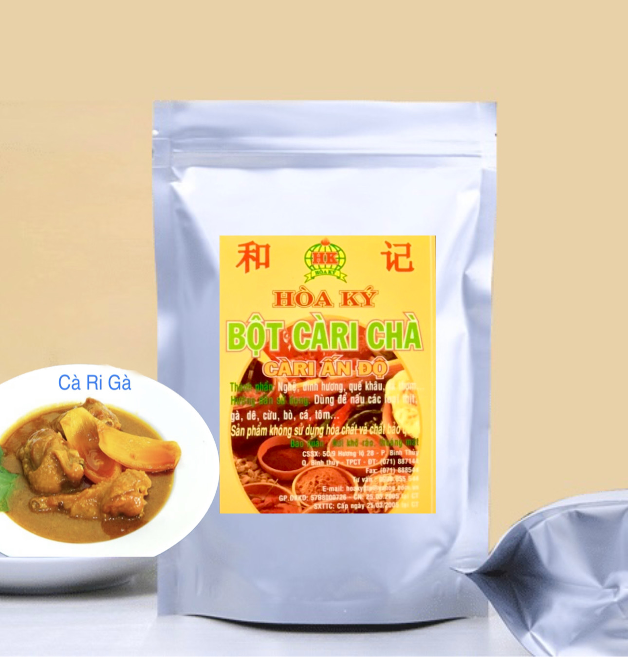 BỘT CÀ RI Hòa Ký 50gr