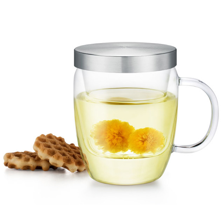 Ly lọc trà thủy tinh Samadoyo S011B - 360 ml
