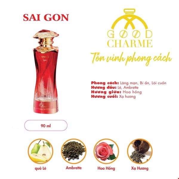 Nước hoa nữ cao cấp, Charme Saigon, nhẹ nhàng, da diết và mến khách như chính những con người Sài Gòn, 90ml