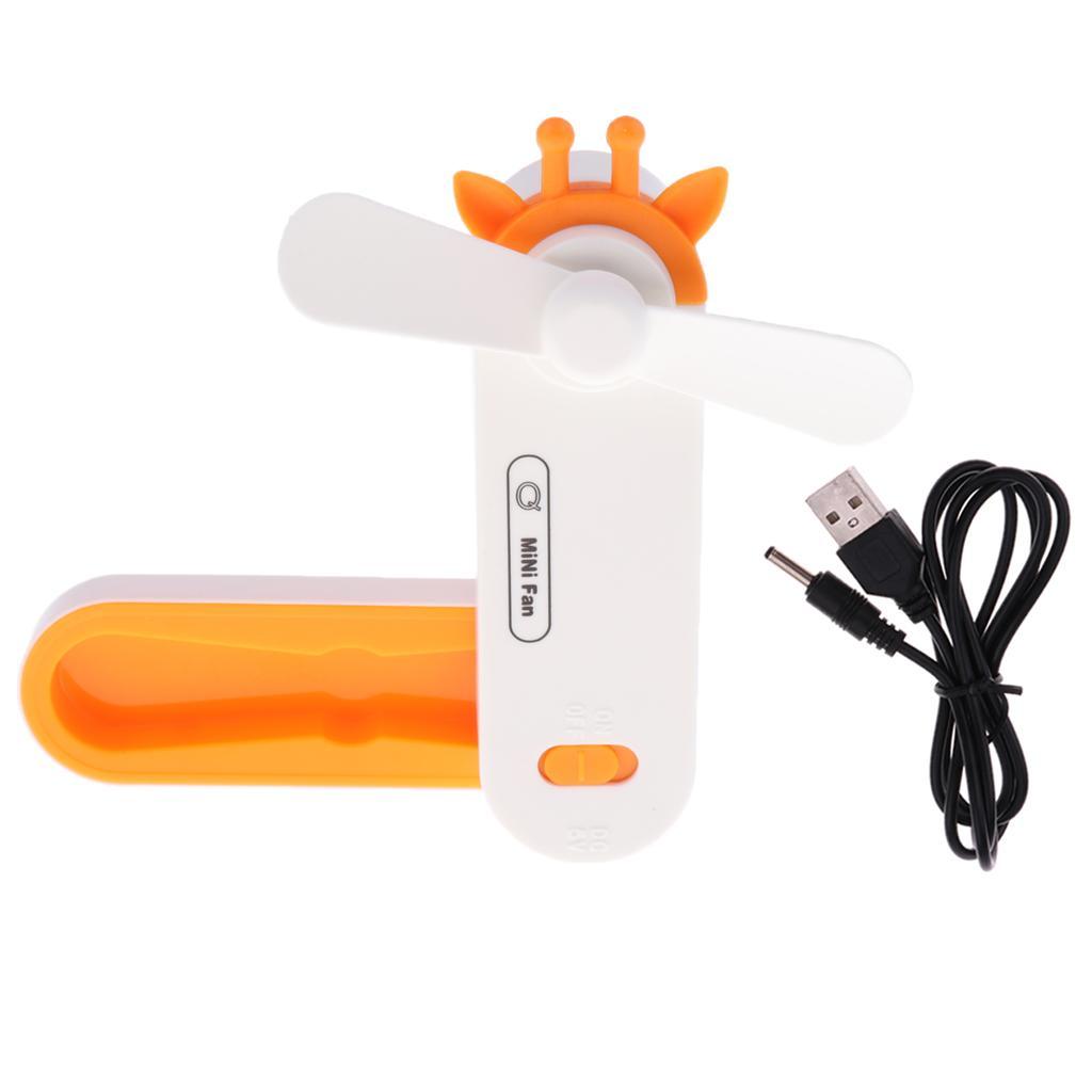 Travel Handheld Mini Portable Fan Mute USB Summer Cooling Fan
