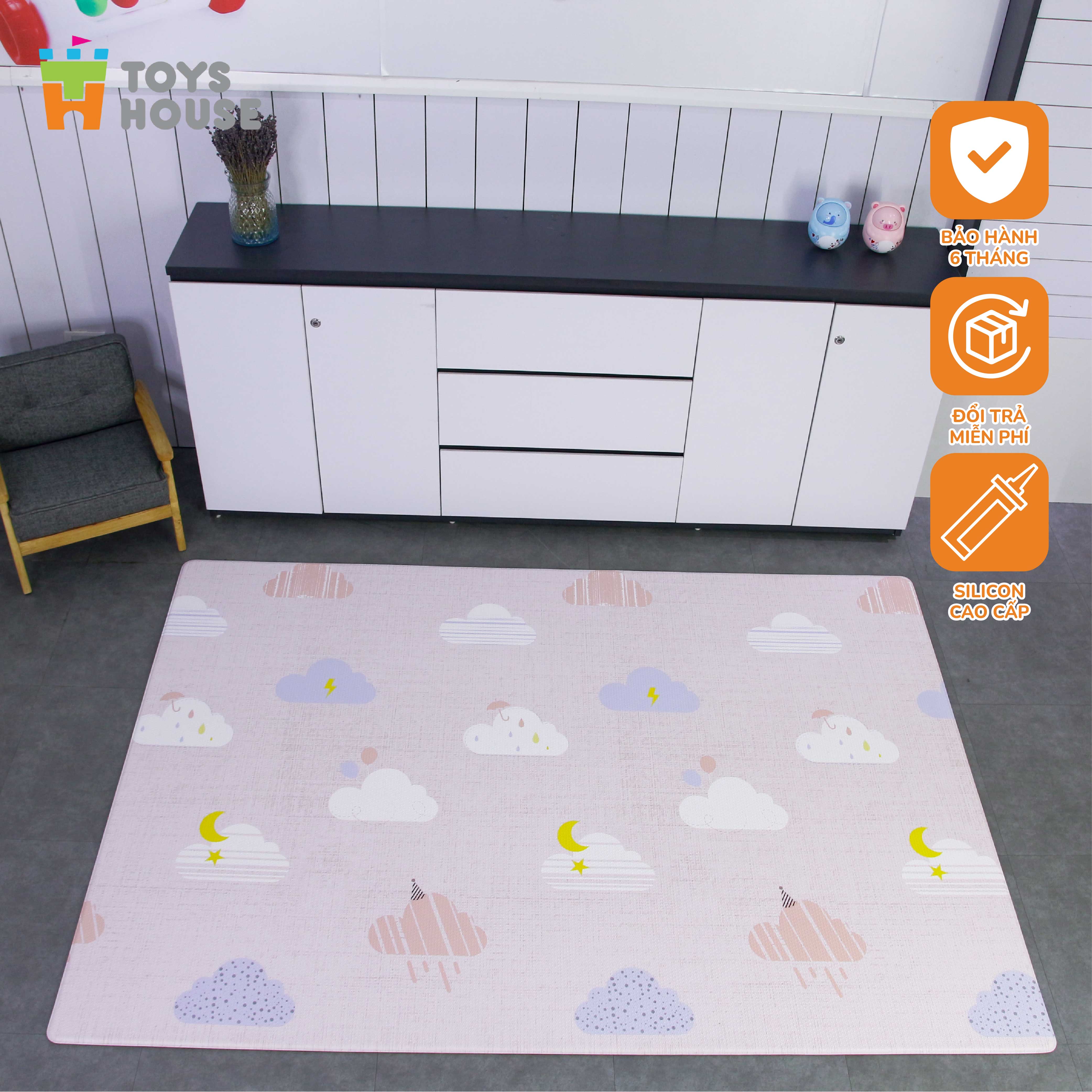 Thảm nằm chơi dành cho trẻ em Toys House NACH-07
